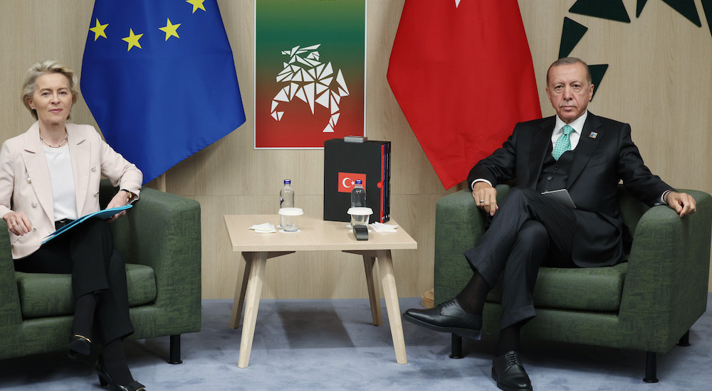 Başkan Erdoğan, Avrupa Komisyonu Başkanı Ursula von der Leyen ile